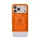 HUSĂ! - SPIGEN CLASSIC C1 silicon protector de telefon (rezistent la șocuri, bubble heel, MagSafe) NARANCS Apple iPhone 17 Pro