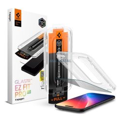   SPIGEN EZ FIT HD Sticlă protectoare pentru ecran (2.5D, protecție vizuală, 0.2mm, 9H + cadru) pentru Apple iPhone 17 Air