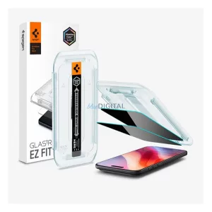 SPIGEN EZ FIT ecran protector de sticlă 2pcs (2.5D, 0.2mm, 9H + cadru) pentru Apple iPhone 17 Air