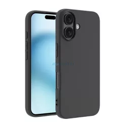   HUSĂ! - Capac de telefon din silicon (mat) BLACK Apple iPhone 17