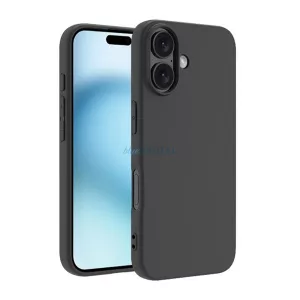 HUSĂ! - Capac de telefon din silicon (mat) BLACK Apple iPhone 17