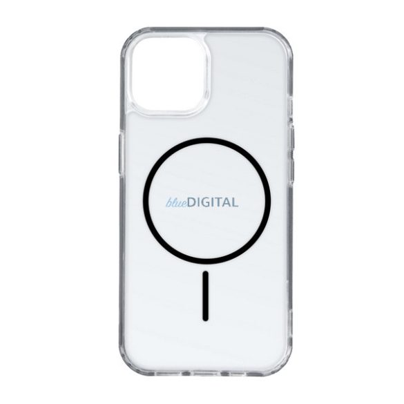 HUSĂ! - Silicon protector de telefon (ultra-subțire, spate din plastic, MagSafe, colț pernă de aer) BLACK Apple iPhone 17 Air