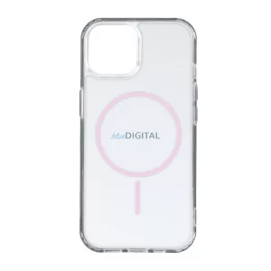 HUSĂ! - Silicon protector de telefon (ultra-subțire, spate din plastic, MagSafe, călcâi cu pernă de aer) CULOARE ROSE Apple iPhone 17 Air