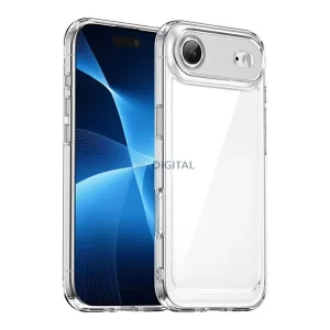 HUSĂ! - Silicon protector de telefon (rezistent la șocuri, spate transparent) pentru Apple iPhone 17 Air