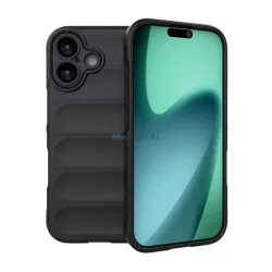   HUSĂ! - Silicon protector de telefon (rezistent la șocuri, protecția camerei, 3D) BLACK Apple iPhone 17