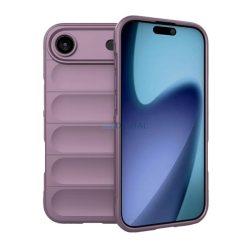   HUSĂ! - Silicon protector de telefon (rezistent la șocuri, protecție cameră, 3D) LILA Apple iPhone 17 Air