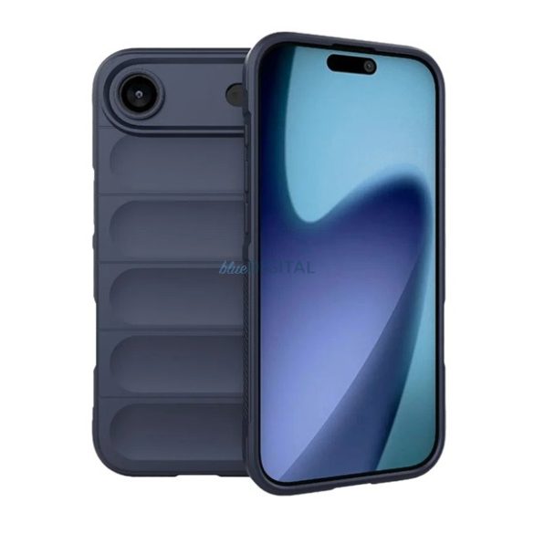 HUSĂ! - Silicon protector de telefon (rezistent la șocuri, protecția camerei, 3D) CUTTING BLUE Apple iPhone 17 Air