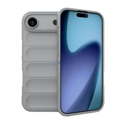   HUSĂ! - Silicon protector de telefon (rezistent la șocuri, protecția camerei, 3D) LIGHT GREY Apple iPhone 17 Air