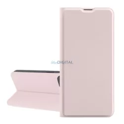   HUSĂ! - Carcasă permanentă, efect piele (FLIP, interior silicon, deschidere laterală, carcasă desktop, buzunar pentru carduri) Apple iPhone 17 Pro