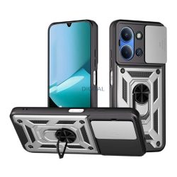   HUSĂ! - Protector de telefon din silicon Defender (rezistent la șocuri, inel de reținere, protector de cameră) EZÜST Xiaomi Redmi 15C 4G