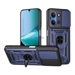   HUSĂ! - Defender silicon protector de telefon (rezistent la șocuri, inel de reținere, protector de cameră) CUTTING BLUE Xiaomi Redmi 15C 4G