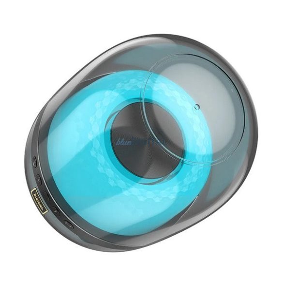 HOCO BS58 difuzor portabil bluetooth (v5.1, baterie internă 1800mAh, cititor de carduri TF, USB, AUX, lumină LED) NEGRU