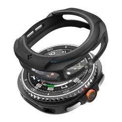   Cadru de ceas SPIGEN LIQUID AIR din silicon (rezistență la șocuri) BLACK Samsung Galaxy Watch 8 Classic eSIM 46mm (SM-L505), Galaxy Watch 8 Classic 46mm (SM-L500)