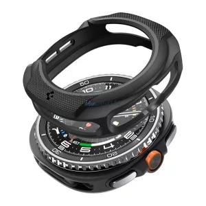 Cadru de ceas SPIGEN LIQUID AIR din silicon (rezistență la șocuri) BLACK Samsung Galaxy Watch 8 Classic eSIM 46mm (SM-L505), Galaxy Watch 8 Classic 46mm (SM-L500)