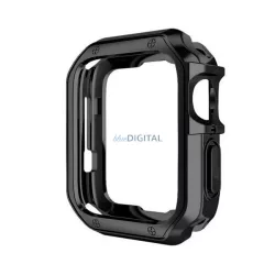   Cadru din silicon (BUMPER, rezistent la șocuri) BLACK Apple Watch Series 10 42mm
