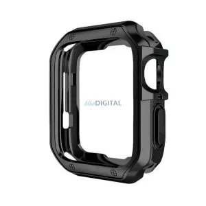 Cadru din silicon (BUMPER, rezistent la șocuri) BLACK Apple Watch Series 10 42mm