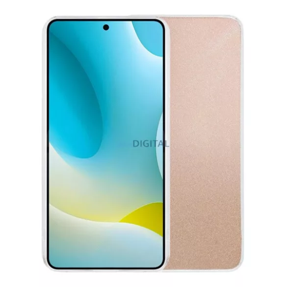 HUSĂ! - Silicon protector de telefon (interior din plastic, spate lucios) GOLD Xiaomi Redmi 15C 4G