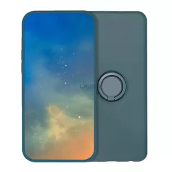   HUSĂ! - Silicon protector de telefon (inel de montare, interior microfibră de pluș, magnetic, protector de cameră) pernă pliabilă pentru Xiaomi Redmi 15C 4G
