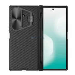   HUSĂ! - NILLKIN CAMSHIELD PROP MAGNETIC silicon telefon protector (rezistent la șocuri, aparat de fotografiat protector, protector spate, dungi, touch creion) BLACK Samsung Galaxy Z Fold7 (SM-F966)