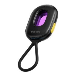   BASEUS HEYO II vizor cameră ascunsă (cablu Type-C, lanternă, alarmă) NEGRU