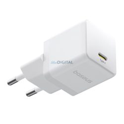   Încărcător de rețea BASEUS PALM priză Type-C (20W, încărcător rapid PD 3.0) ALB