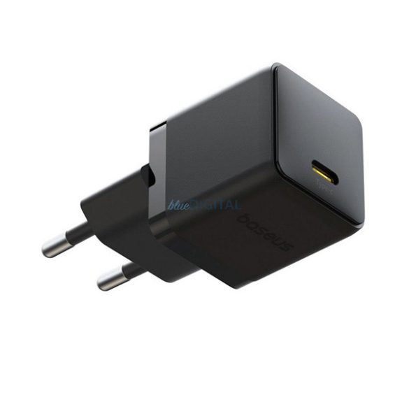 Încărcător de putere BASEUS PALM cu mufă Type-C (20W, PD Fast Charger 3.0) NEGRU