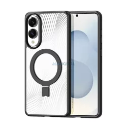   HUSĂ! - DUX DUCIS AIMO silicon protector de telefon (rezistent la șocuri, protector de cameră, MagSafe, amortizor de șocuri, val) BLACK Samsung Galaxy S25 Edge (SM-S937)