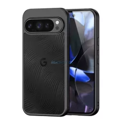   HUSĂ! - DUX DUCIS AIMO silicon telefon protector (rezistent la șocuri, protector de cameră, mat, val) BLACK Google Pixel 10 Pro XL
