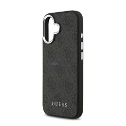   HUSĂ! - GUESS 4G MAGSAFE silicon protector de telefon (rezistent la șocuri, spate din plastic) BLACK Apple iPhone 17