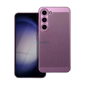 HUSĂ! - Protecție din plastic pentru telefon (respirabilă, cu găuri, protecție pentru cameră) LILA Samsung Galaxy S25 Edge (SM-S937)