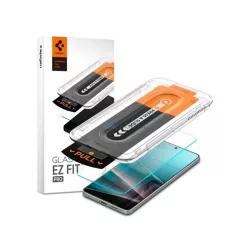  SPIGEN EZ FIT ecran protector de sticlă (2.5D, 0.2mm, 9H + cadru) pentru Samsung Galaxy S25 Edge (SM-S937)