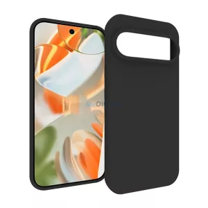 HUSĂ! - Husă siliconică pentru telefon (mată) NEGRU Google Pixel 10 Pro