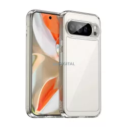   HUSĂ! - Silicon protector de telefon (rezistent la șocuri, spate transparent) pentru Google Pixel 10 Pro XL