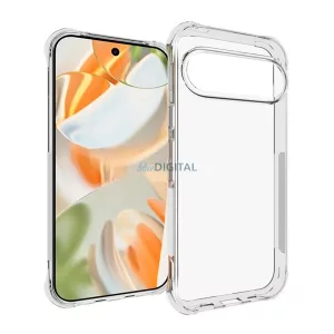 HUSĂ! - Protector de telefon din silicon (rezistență la impact, colț hover) pentru Google Pixel 10, Pixel 10 Pro
