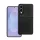 HUSĂ! - Silicon protector de telefon (rezistent la șocuri, magnetic, spate din piele, cu dungi) BLACK Samsung Galaxy S25 Edge (SM-S937)