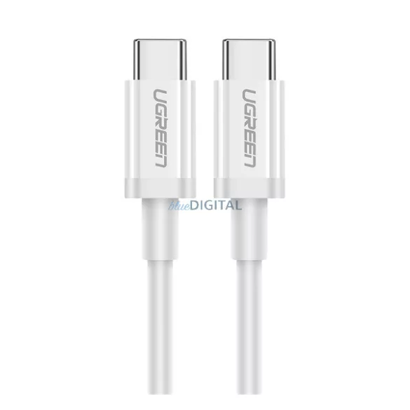 UGREEN US264 cablu de date (Tip-C - Tip-C, 60W, încărcător rapid PD 3.0, 200cm) ALB