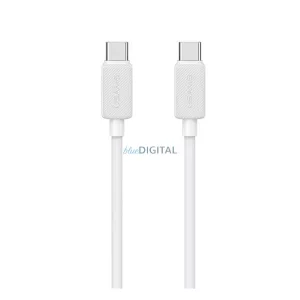 USAMS KY cablu de date (Tip-C - Tip-C, 60W, încărcător rapid PD, 200cm) ALB