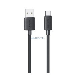   USAMS KY cablu de date (USB - Type-C, 3A, încărcător rapid, 300cm) NEGRU