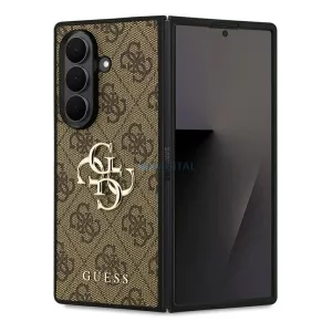 HUSĂ! - GUESS 4G BIG LOGO silicon protector de telefon (rezistent la șocuri, efect de piele capac spate) CUTTING PEEL Samsung Galaxy Z Fold7 (SM-F966)