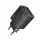 HOCO N56 Încărcător AC 2 USB+2 prize Type-C (30W, GaN, încărcător rapid PD 3.0) NEGRU