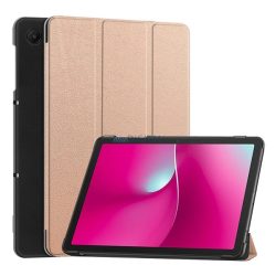   Carcasă permanentă cu efect de piele (FLIP activ, deschidere laterală, TRIFOLD, suport de birou) GOLDEN T Tablet 2 5G