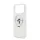 HUSĂ! - KARL LAGERFELD RINGSTAND KARL ȘI CHOUPETTE MAGSAFE silicon protector de telefon (rezistent la șocuri, MagSafe, anti-reflexie) WHITE Apple iPhone 17 Pro Max