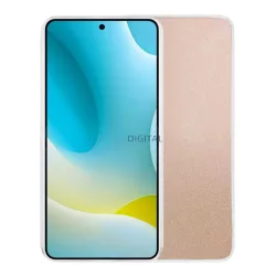   HUSĂ! - Silicon protector de telefon (interior din plastic, spate lucios) GOLD Xiaomi Redmi 15 5G