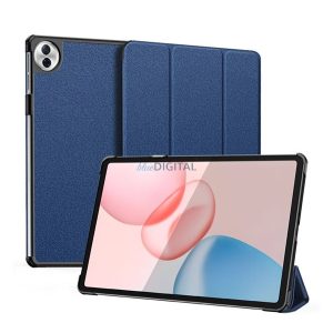 HUSĂ! - DUX DUCIS DOMO carcasă în picioare, efect piele (FLIP activ, deschidere laterală, TRIFOLD, suport de birou, model textil) BUTTON Honor Pad 10 5G