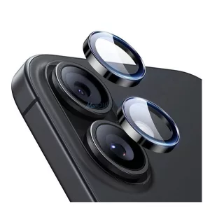 Geam de protecție pentru cameră ESR (9H + cadru) BLACK Apple iPhone 17, iPhone 16 Plus, iPhone 16