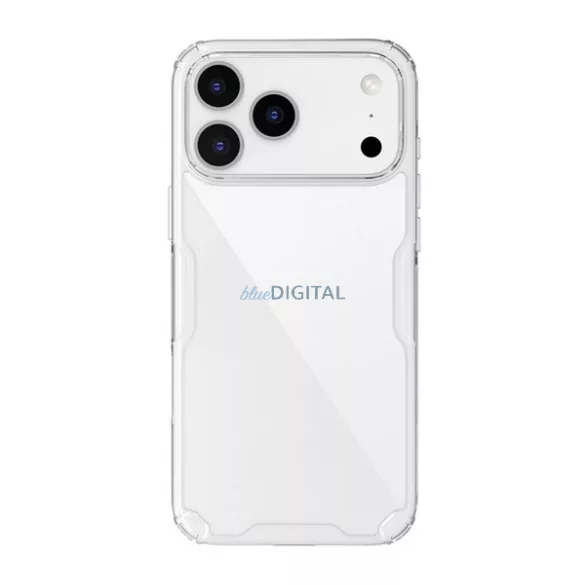 HUSĂ! - NILLKIN NATURE PRO silicon protector de telefon (rezistent la șocuri, bubble heel) pentru Apple iPhone 17 Pro Max