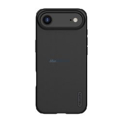   HUSĂ! - NILLKIN SUPER FROSTED PRO plastic protector de telefon (rezistent la impact, cauciucat, suprafață aspră) BLACK Apple iPhone 17 Air