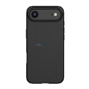 HUSĂ! - NILLKIN SUPER FROSTED PRO plastic protector de telefon (rezistent la impact, cauciucat, suprafață aspră) BLACK Apple iPhone 17 Air