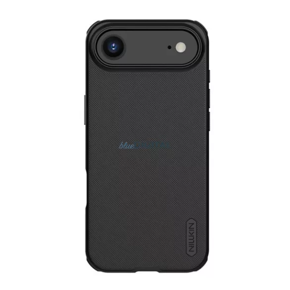 HUSĂ! - NILLKIN SUPER FROSTED PRO plastic protector de telefon (rezistent la impact, cauciucat, suprafață aspră) BLACK Apple iPhone 17 Air