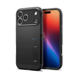   HUSĂ! - SPIGEN TOUGH ARMOR MAG T plastic telefon protector (rezistent la șocuri, amortizor, MagSafe) BLACK Apple iPhone 17 Pro Max